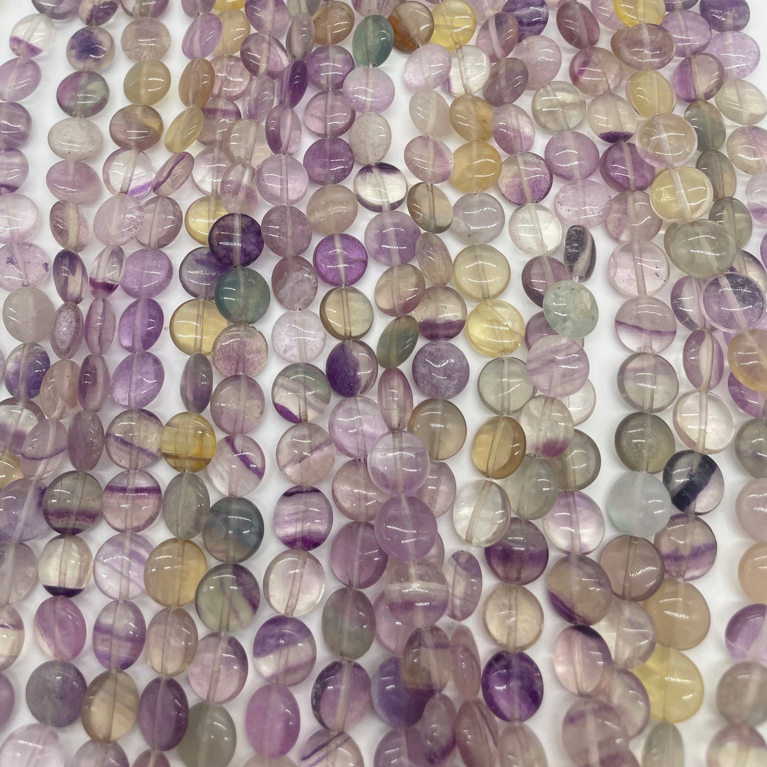 Presentski Irregular Fluorite Crystal Beads Sale by Strand