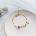 [TB036] Presentski Sparkling Star Moon Bead Adjustable Bracelet