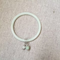 [TB040] Presentski Green Retro Beads Pendant Bracelet